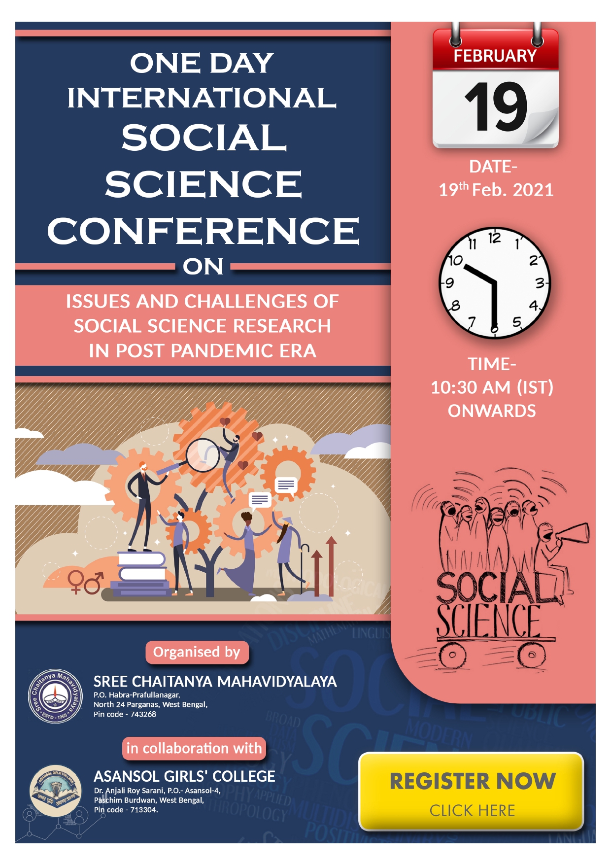 One Day International Social Science Conference, 19-02-2021